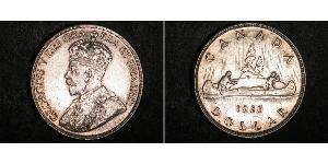 1 Dollar 加拿大 銀 乔治五世  (1865-1936)