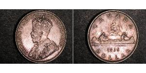 1 Dollar 加拿大 銀 乔治五世  (1865-1936)