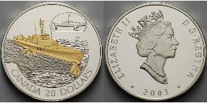 1 Dollar 加拿大 銀 伊丽莎白二世 (1926-2022)