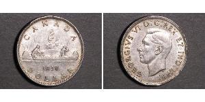 1 Dollar 加拿大 銀 乔治六世 (1895-1952)