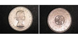 1 Dollar 加拿大 銀 伊丽莎白二世 (1926-2022)