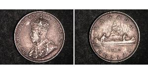 1 Dollar 加拿大 銀 乔治五世  (1865-1936)