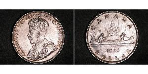 1 Dollar 加拿大 銀 乔治五世  (1865-1936)