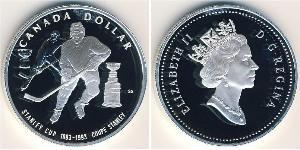 1 Dollar 加拿大 銀 伊丽莎白二世 (1926-2022)