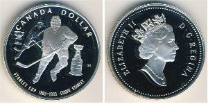 1 Dollar 加拿大 銀 伊丽莎白二世 (1926-2022)