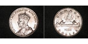 1 Dollar 加拿大 銀 乔治五世  (1865-1936)