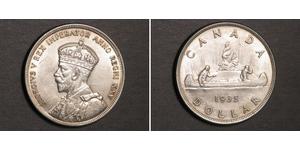 1 Dollar 加拿大 銀 乔治五世  (1865-1936)