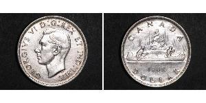 1 Dollar 加拿大 銀 乔治六世 (1895-1952)