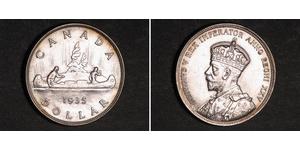 1 Dollar 加拿大 銀 乔治五世  (1865-1936)