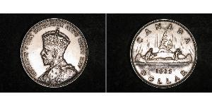 1 Dollar 加拿大 銀 乔治五世  (1865-1936)