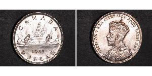 1 Dollar 加拿大 銀 乔治五世  (1865-1936)