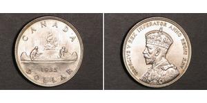 1 Dollar 加拿大 銀 乔治五世  (1865-1936)