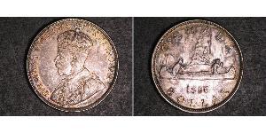 1 Dollar 加拿大 銀 乔治五世  (1865-1936)