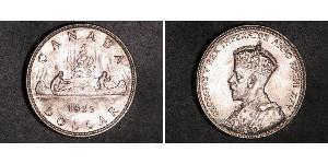 1 Dollar 加拿大 銀 乔治五世  (1865-1936)