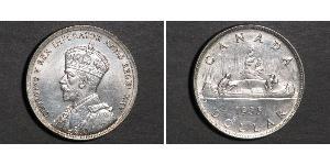 1 Dollar 加拿大 銀 乔治五世  (1865-1936)