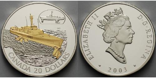 1 Dollar 加拿大 銀 伊丽莎白二世 (1926-2022)