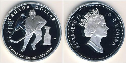 1 Dollar 加拿大 銀 伊丽莎白二世 (1926-2022)