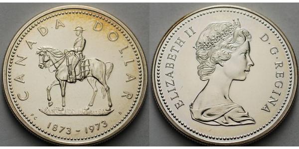 1 Dollar 加拿大 銀 伊丽莎白二世 (1926-2022)