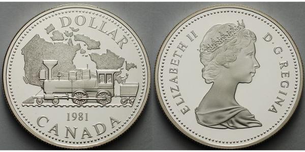 1 Dollar 加拿大 銀 