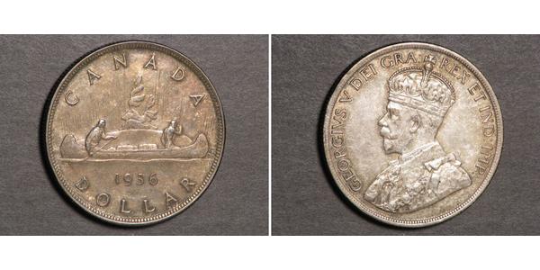 1 Dollar 加拿大 銀 乔治五世  (1865-1936)
