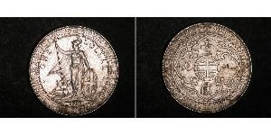 1 Dollar 大英帝国 / 香港 銀 