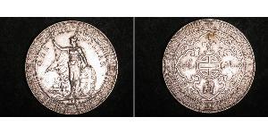 1 Dollar 大英帝国 / 香港 銀 