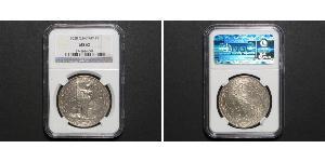 1 Dollar 大英帝国 / 香港 銀 