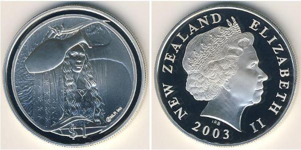 1 Dollar 新西兰 銀 