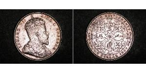 1 Dollar 海峡殖民地 銀 爱德华七世 (1841-1910)