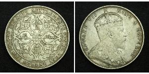 1 Dollar 海峡殖民地 銀 爱德华七世 (1841-1910)
