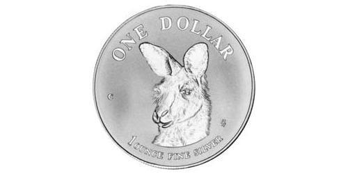 1 Dollar 澳大利亚 銀 伊丽莎白二世 (1926-2022)
