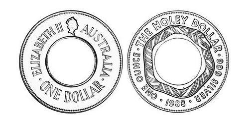 1 Dollar 澳大利亚 銀 