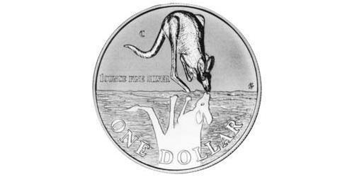1 Dollar 澳大利亚 銀 伊丽莎白二世 (1926-2022)