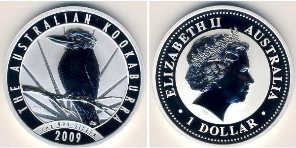 1 Dollar 澳大利亚 銀 