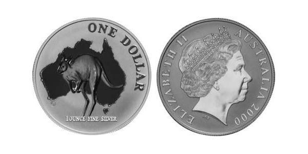 1 Dollar 澳大利亚 銀 伊丽莎白二世 (1926-2022)