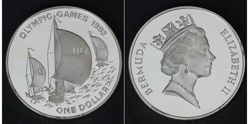 1 Dollar 百慕大 銀 