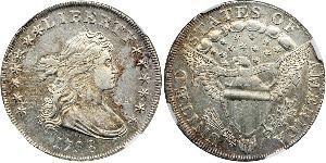 1 Dollar 美利堅合眾國 (1776 - ) 銀 Anne Willing Bingham (1764-1801)