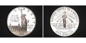 1 Dollar 美利堅合眾國 (1776 - ) 銀 