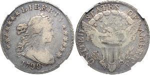 1 Dollar 美利堅合眾國 (1776 - ) 銀 Anne Willing Bingham (1764-1801)
