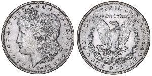 1 Dollar 美利堅合眾國 (1776 - ) 銀 