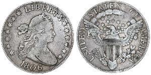 1 Dollar 美利堅合眾國 (1776 - ) 銀 Anne Willing Bingham (1764-1801)