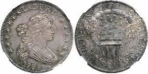 1 Dollar 美利堅合眾國 (1776 - ) 銀 Anne Willing Bingham (1764-1801)