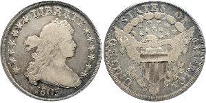 1 Dollar 美利堅合眾國 (1776 - ) 銀 Anne Willing Bingham (1764-1801)