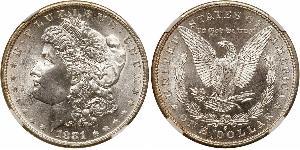 1 Dollar 美利堅合眾國 (1776 - ) 銀 