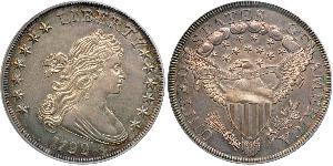 1 Dollar 美利堅合眾國 (1776 - ) 銀 Anne Willing Bingham (1764-1801)