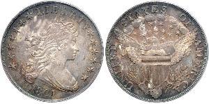 1 Dollar 美利堅合眾國 (1776 - ) 銀 Anne Willing Bingham (1764-1801)