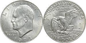 1 Dollar 美利堅合眾國 (1776 - ) 銀 Dwight David Eisenhower (1890-1969)