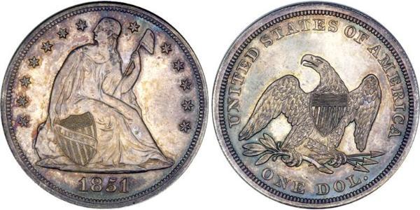 1 Dollar 美利堅合眾國 (1776 - ) 銀 