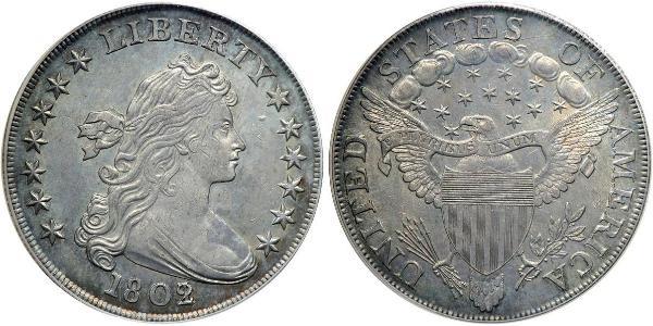 1 Dollar 美利堅合眾國 (1776 - ) 銀 Anne Willing Bingham (1764-1801)