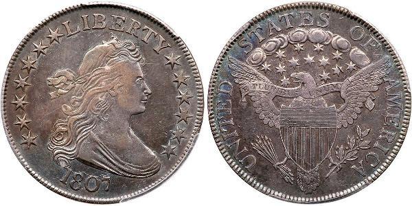 1 Dollar 美利堅合眾國 (1776 - ) 銀 Anne Willing Bingham (1764-1801)
